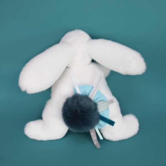 Doudou Happy Pop pantin Pompon Paon
