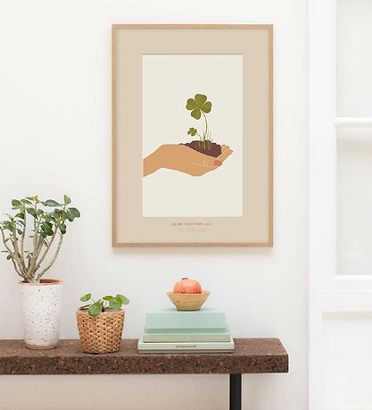 Vissevasse Plakat - 50x70 - Grow Your Own Luck