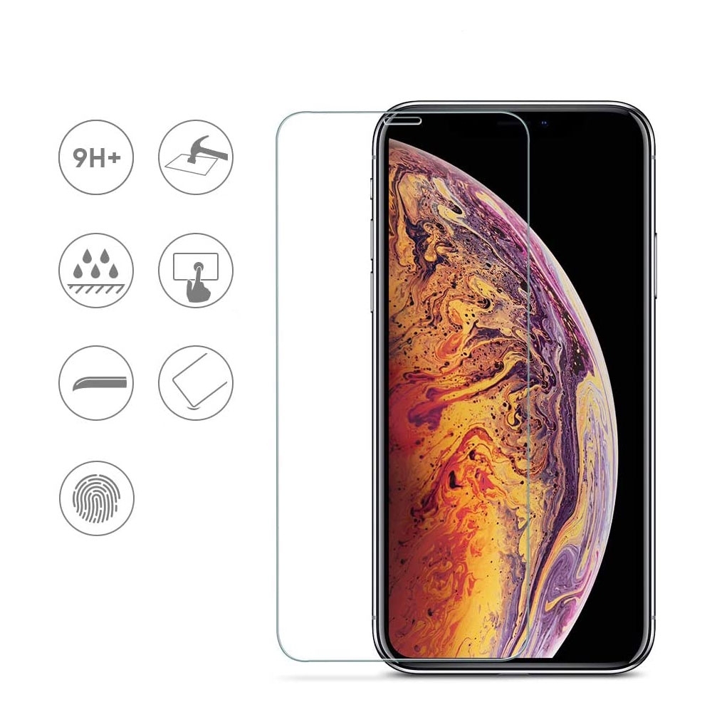 (2er Set) iPhone 11 / iPhone Xr Panzer Glas Display   Montagerahmen Case Friendly