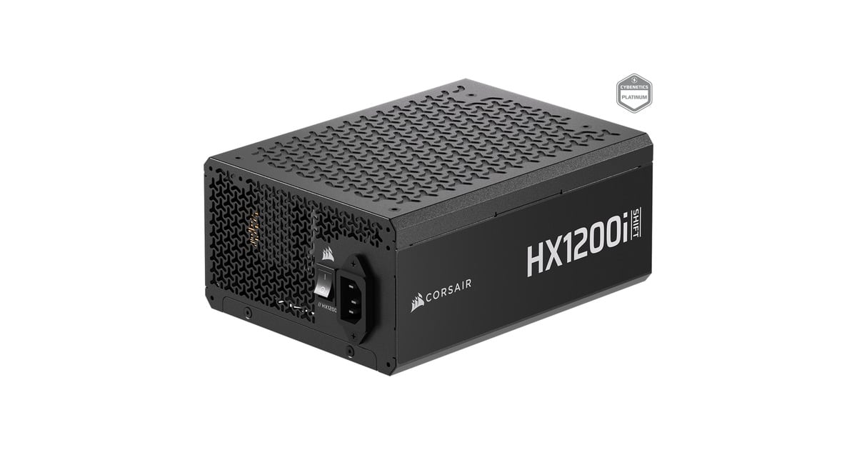 CorsairHX1200i SHIFT modulaire 1200 watt voeding   (Zwart, 1x 12V-2x6, 2x PCIe)