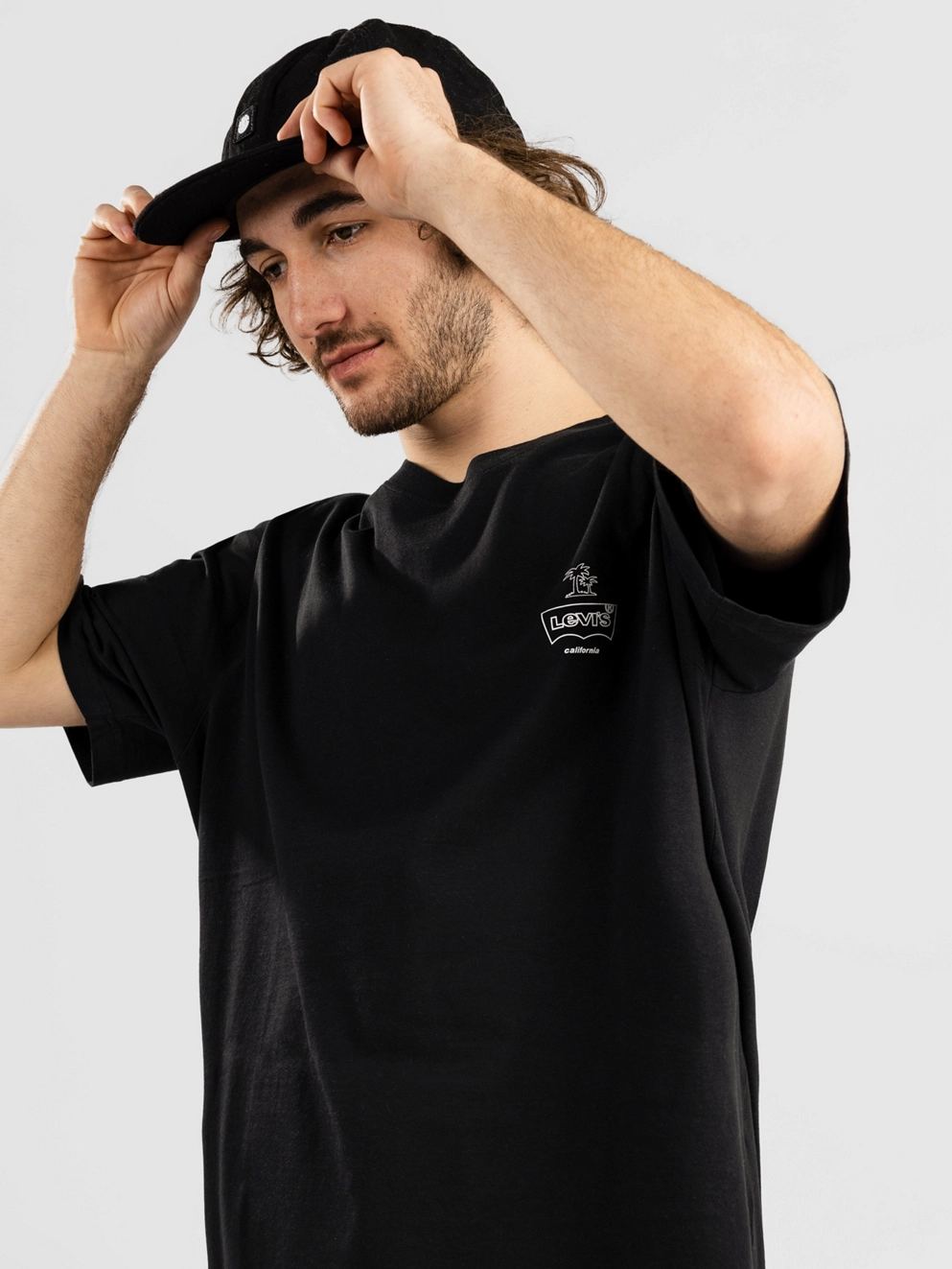 Levi's Relaxed Fit T-Shirt bw palm caviar