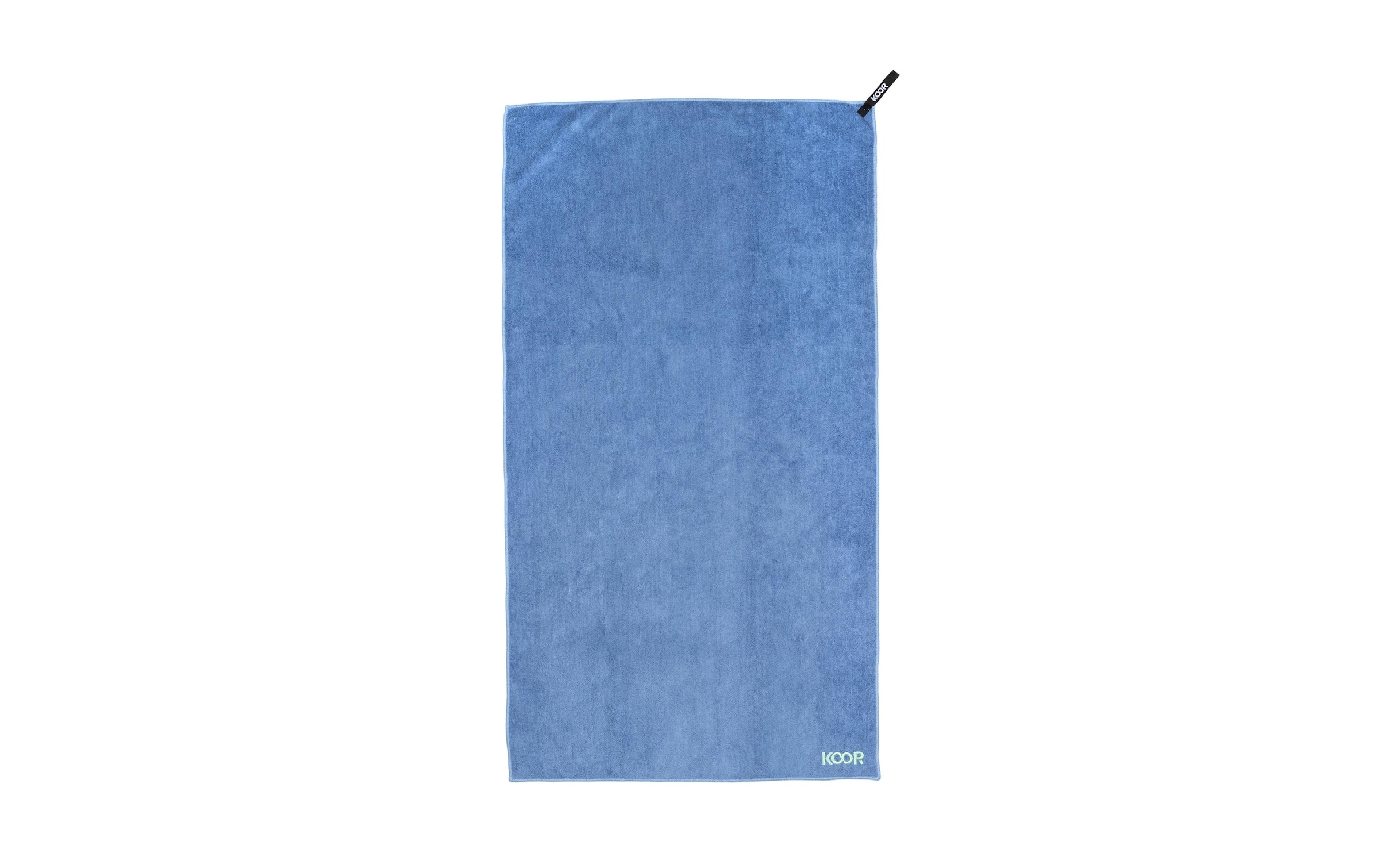 KOOR Badetuch »Badetuch soft blue XL«