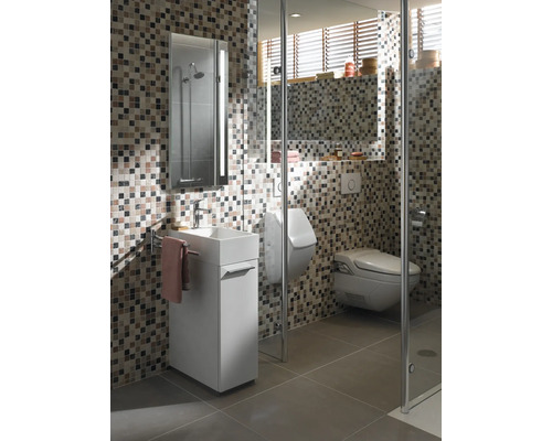 Marmeren natuursteen mozaïek, willekeurig patroon, 30,5x30,5 cm, beige/bruin