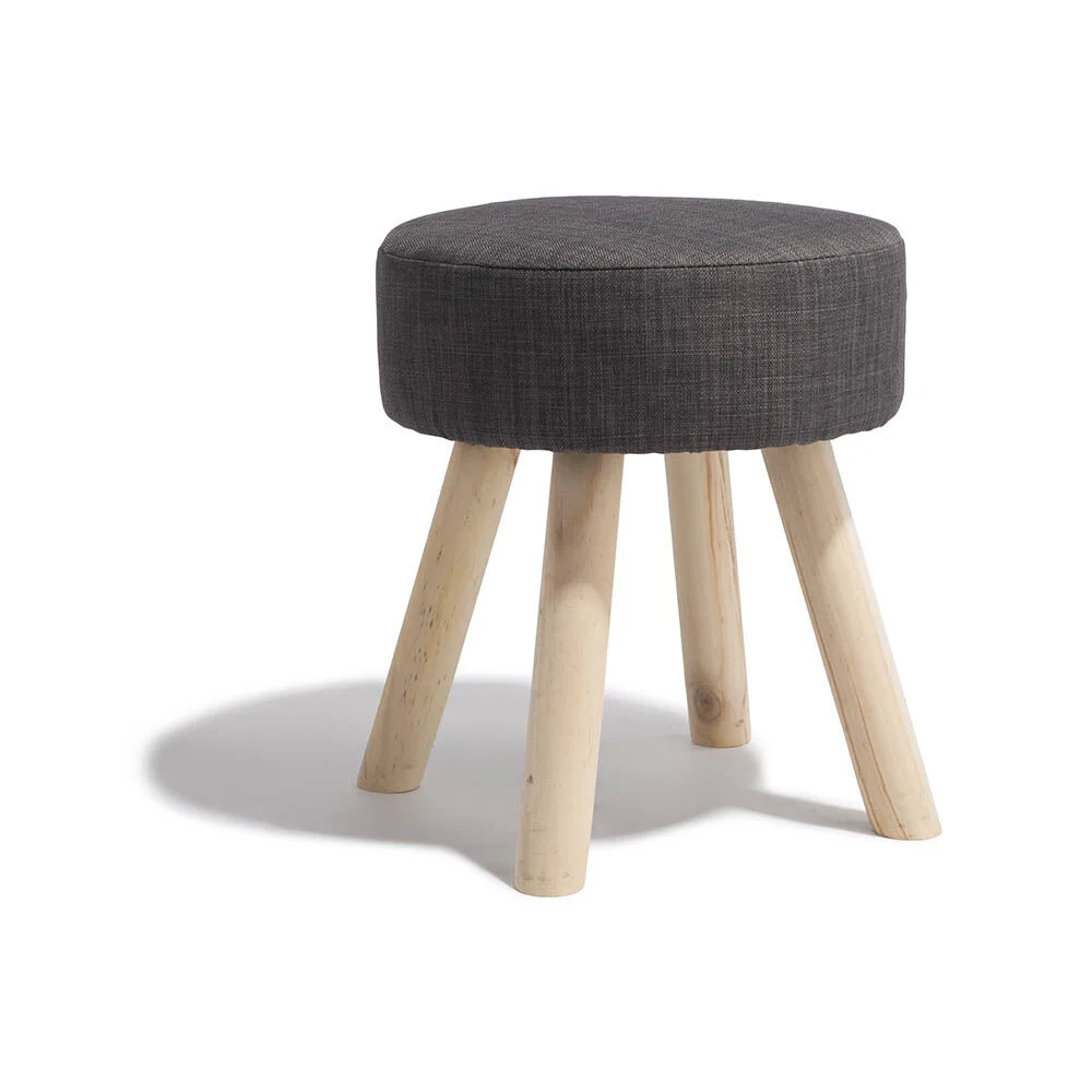 Tabouret Joseph gris anthracite