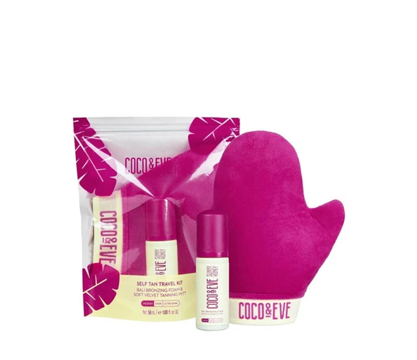 COCO & EVE Sunny Honey Self Tan Travel Kit Medium