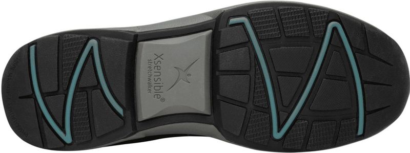 Xsensible - Lima - Sneakers - Donker - Leer - Stretchwalker Technologie