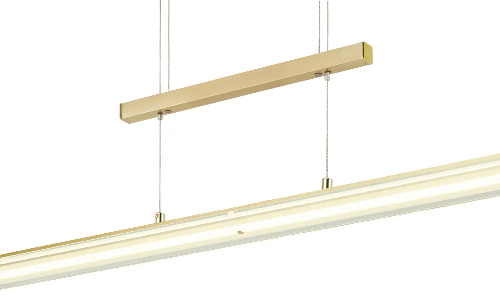 Fischer-Honsel LED-Pendelleuchte, messing matt mit Dimmer