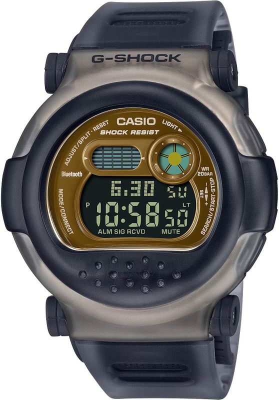 Casio - G-B001MVB-8ER - Digitale Horloge - Zwart - Hars - Waterdicht tot 20 atm