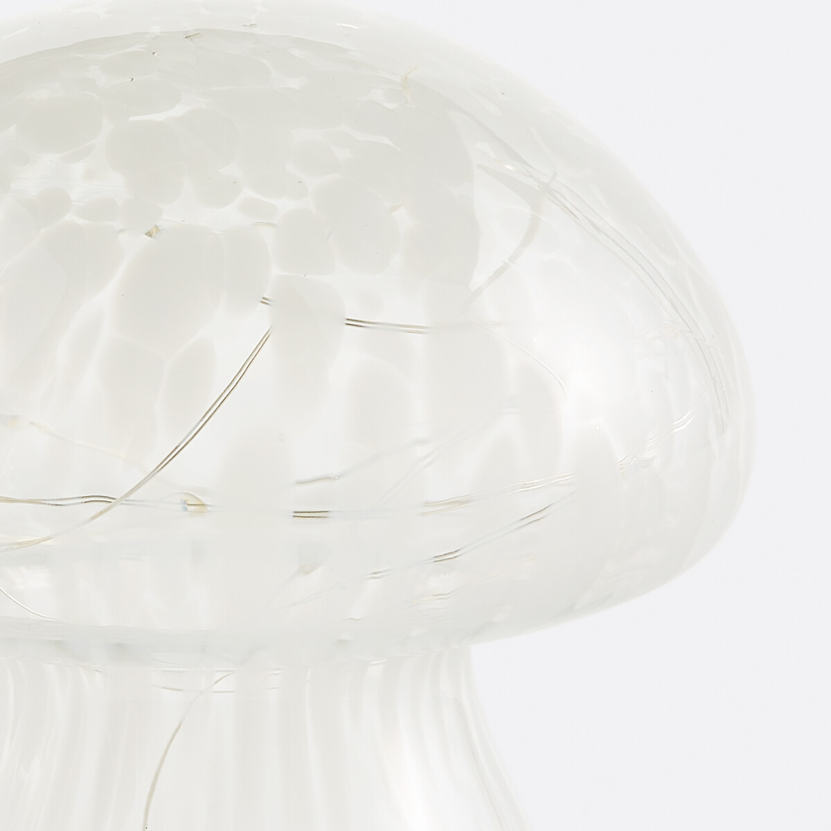 LA REDOUTE INTERIEURS<br>Luminária LED decorativa em vidro em formato de cogumelo Onoki