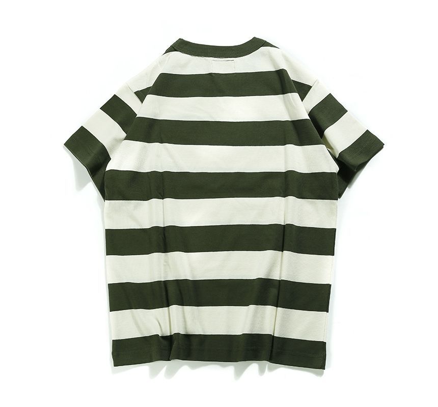 OKONKWO - Gestreept T-shirt met korte mouwen