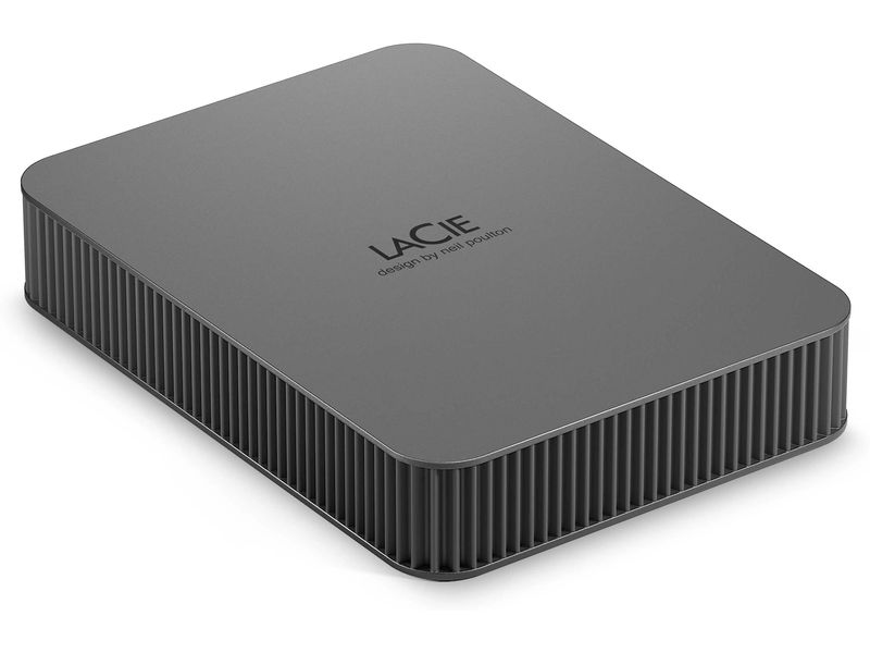 LaCie Externe Festplatte Mobile Drive Secure 5 TB Externe tragbare Festplatte mit 5 TB Speicherkapazität