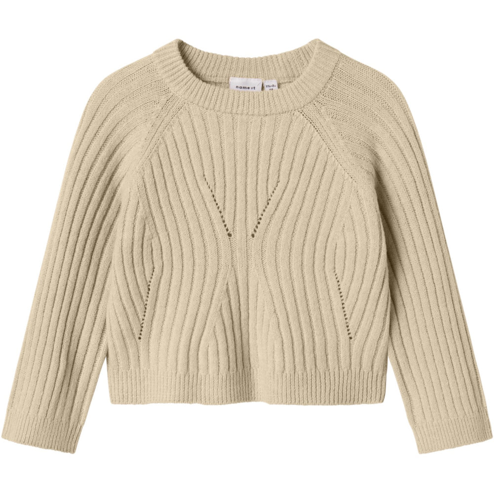 Køb Name It Doeskin Nmfrikine Ls Kort Strik Pullover Pb