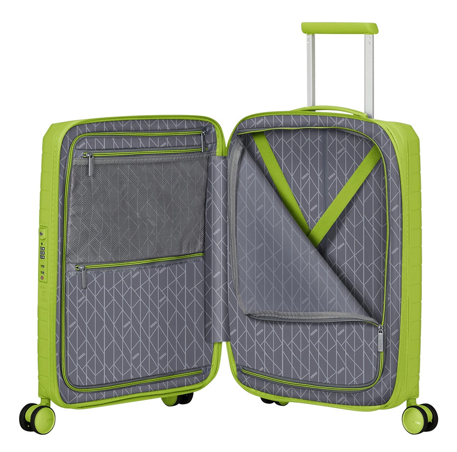 American Tourister Fastforward Spinner 55 EXP Neon Lime