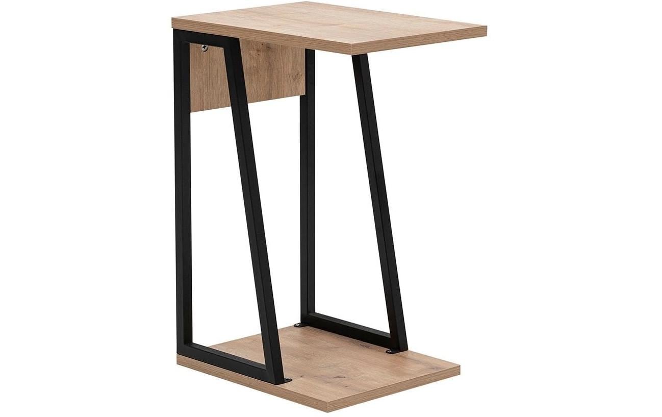 Beistelltisch Lissa 30 x 56.8 cm, Beige/Schwarz<br>Sofatisch
