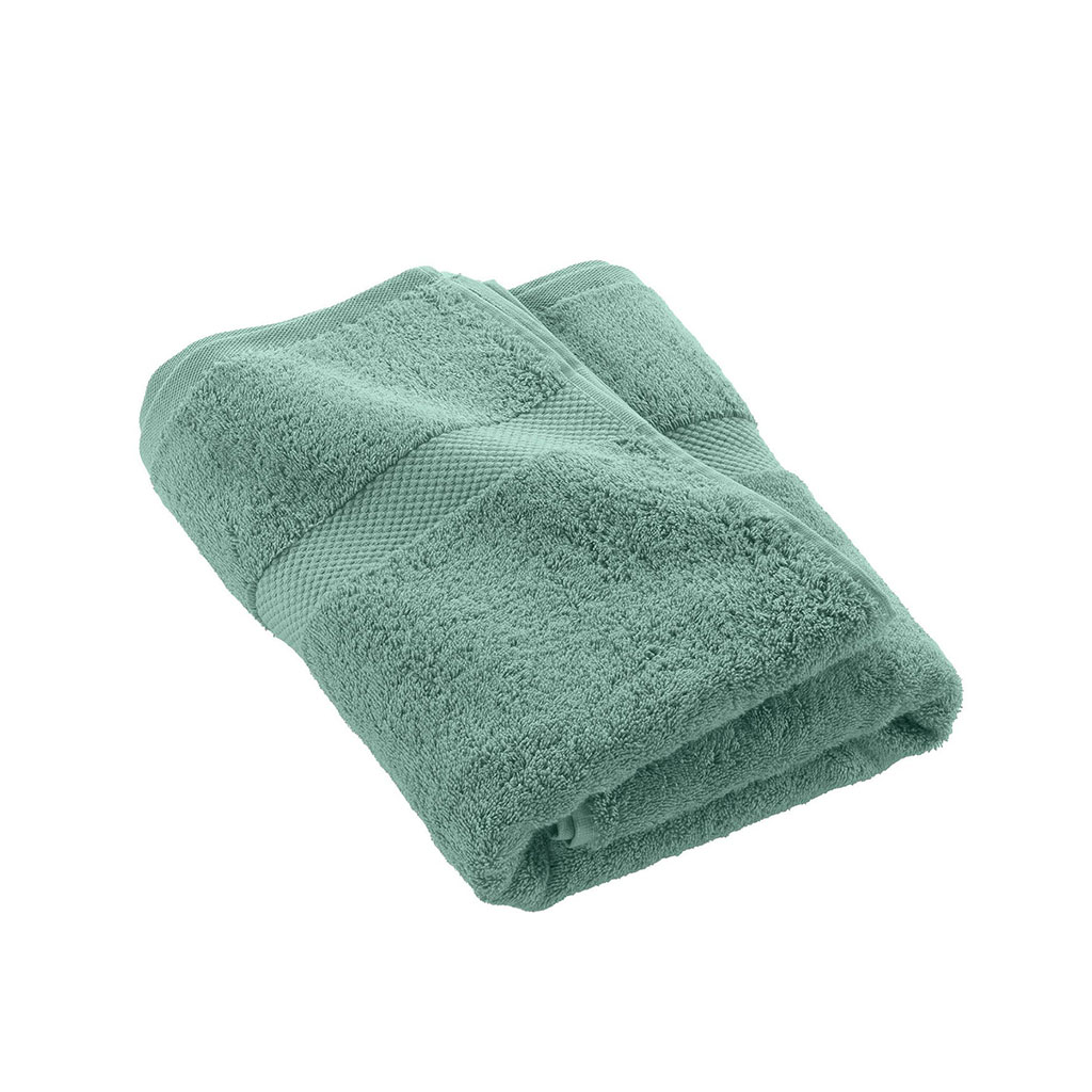 Drap de douche coton céladon 70x130cm
