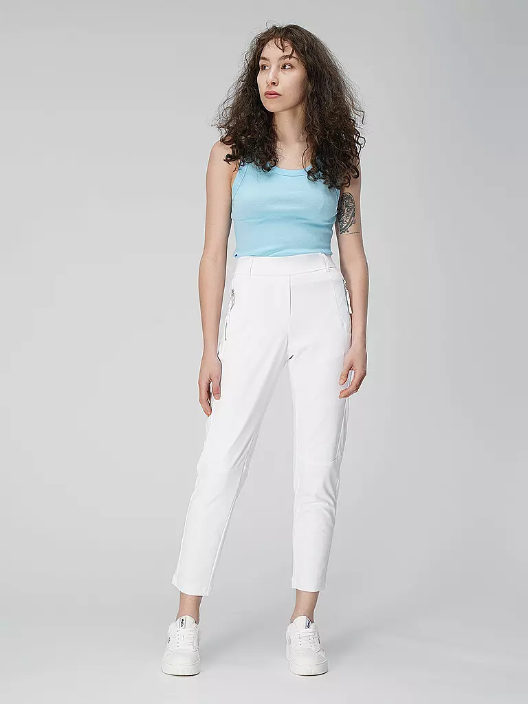 RAFFAELLO ROSSI Hose Jogging Fit NATINA SPORT weiss
