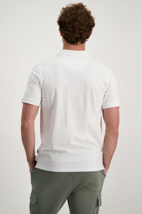 Cars witte heren polo