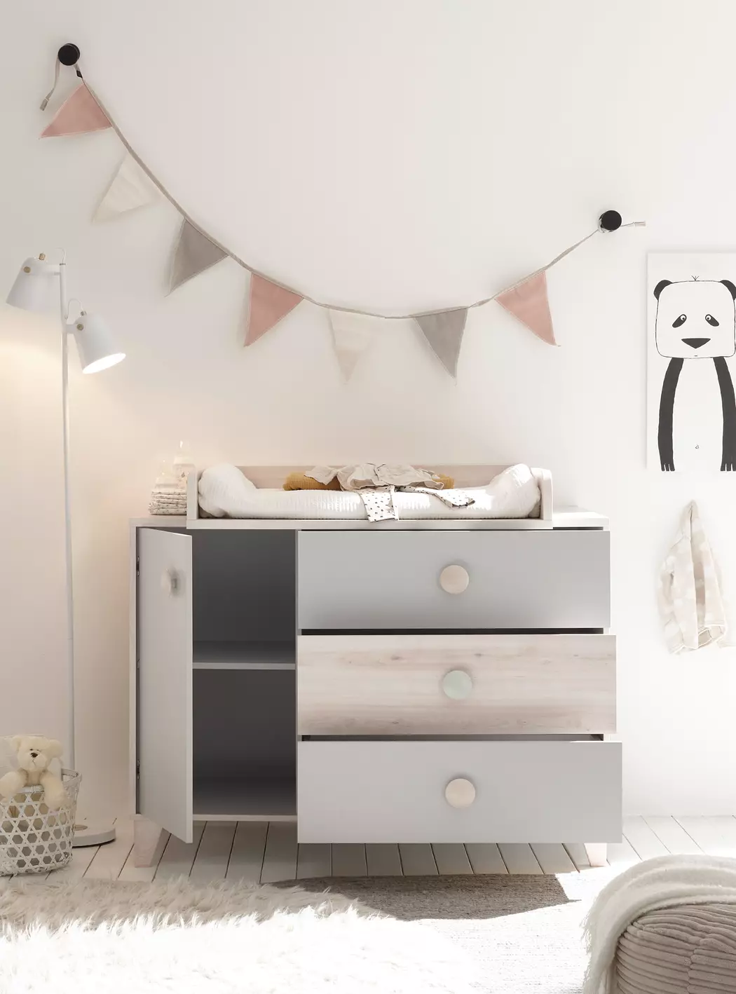 Babyzimmer-Set Fien 3tlg.