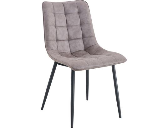 CONCEPT1 - Chaise Lot de 4 C. Nadia taupe
