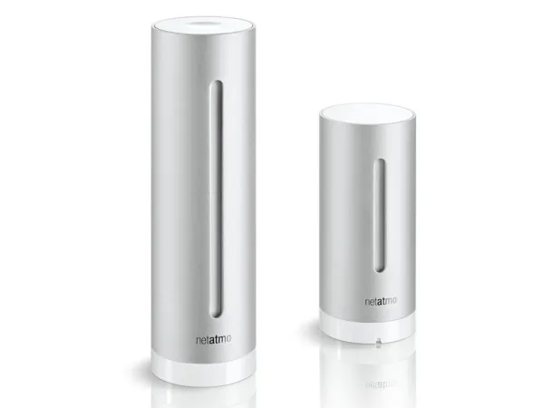 Netatmo NBU-NWS-NRG-EU Rain Pack - Vejrstation - trådløs - grå aluminium