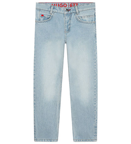 HUGO Jeans - 677 - Regular - Blåach Grows