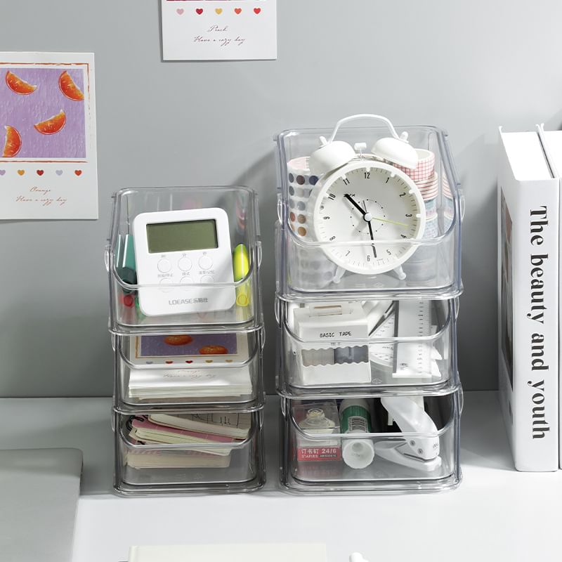 NEJA - Transparante plastic bureau-organizer (verschillende ontwerpen)