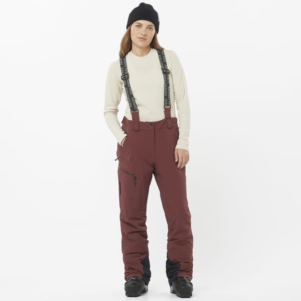 Pantalon de ski SALOMON BRILLIANT PANT W RUM RAISIN