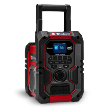 Einhell 18V bouwradio TE-CR 18 Li DAB /FM/BT (Zonder accu)