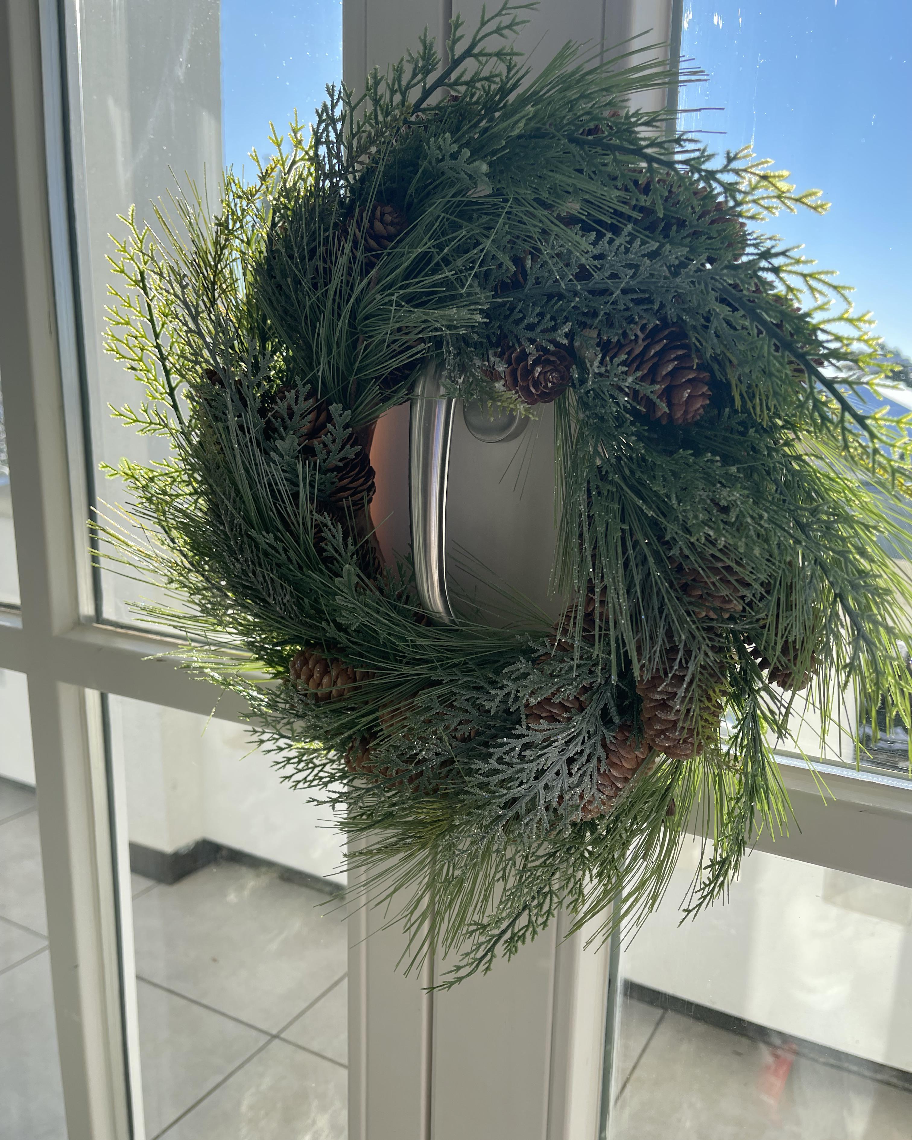 Kerstkrans ASTURIA Groen 34 cm