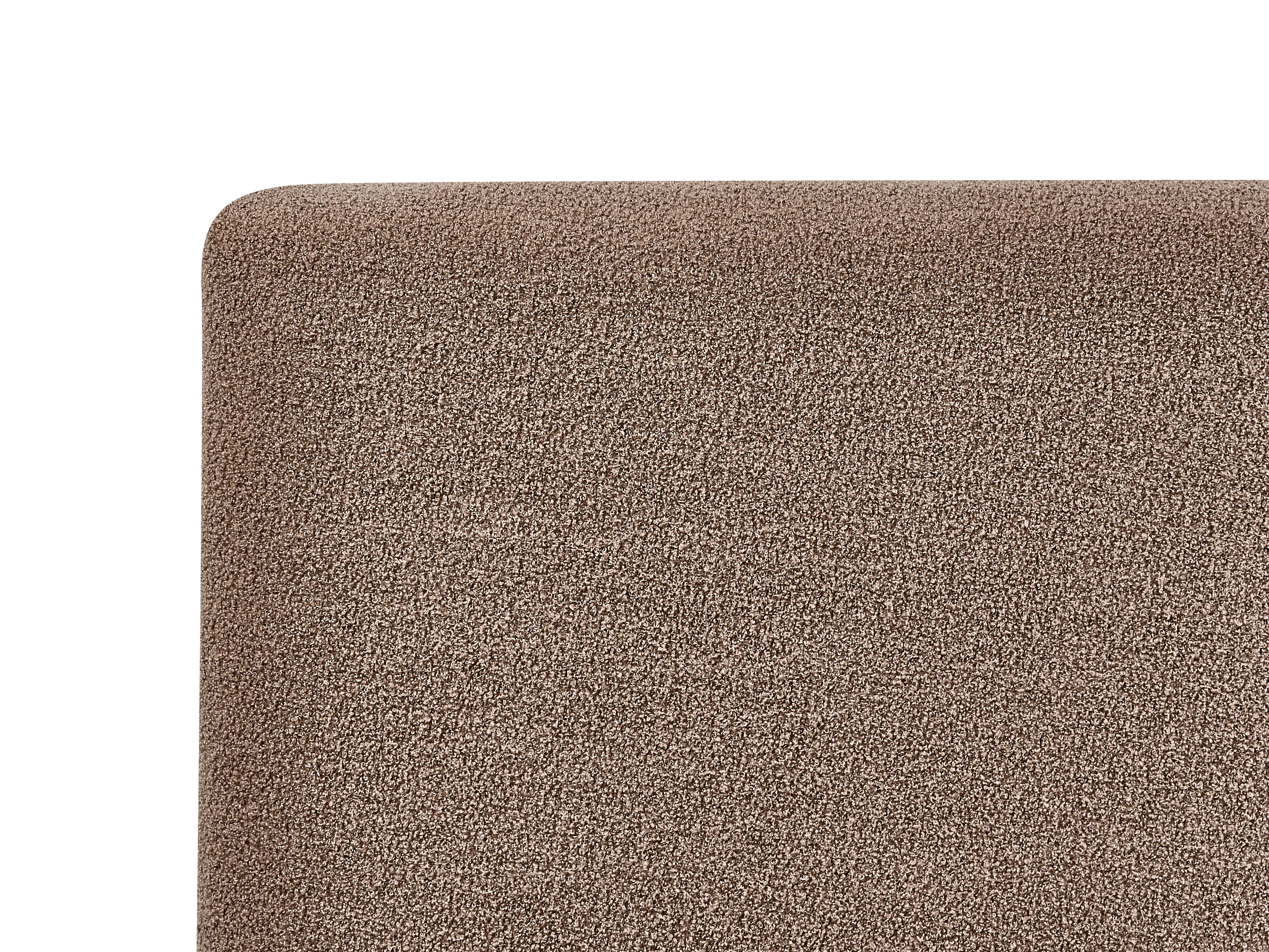Bed met opbergruimte Bouclé BOUSSE 180 x 200 cm Taupe