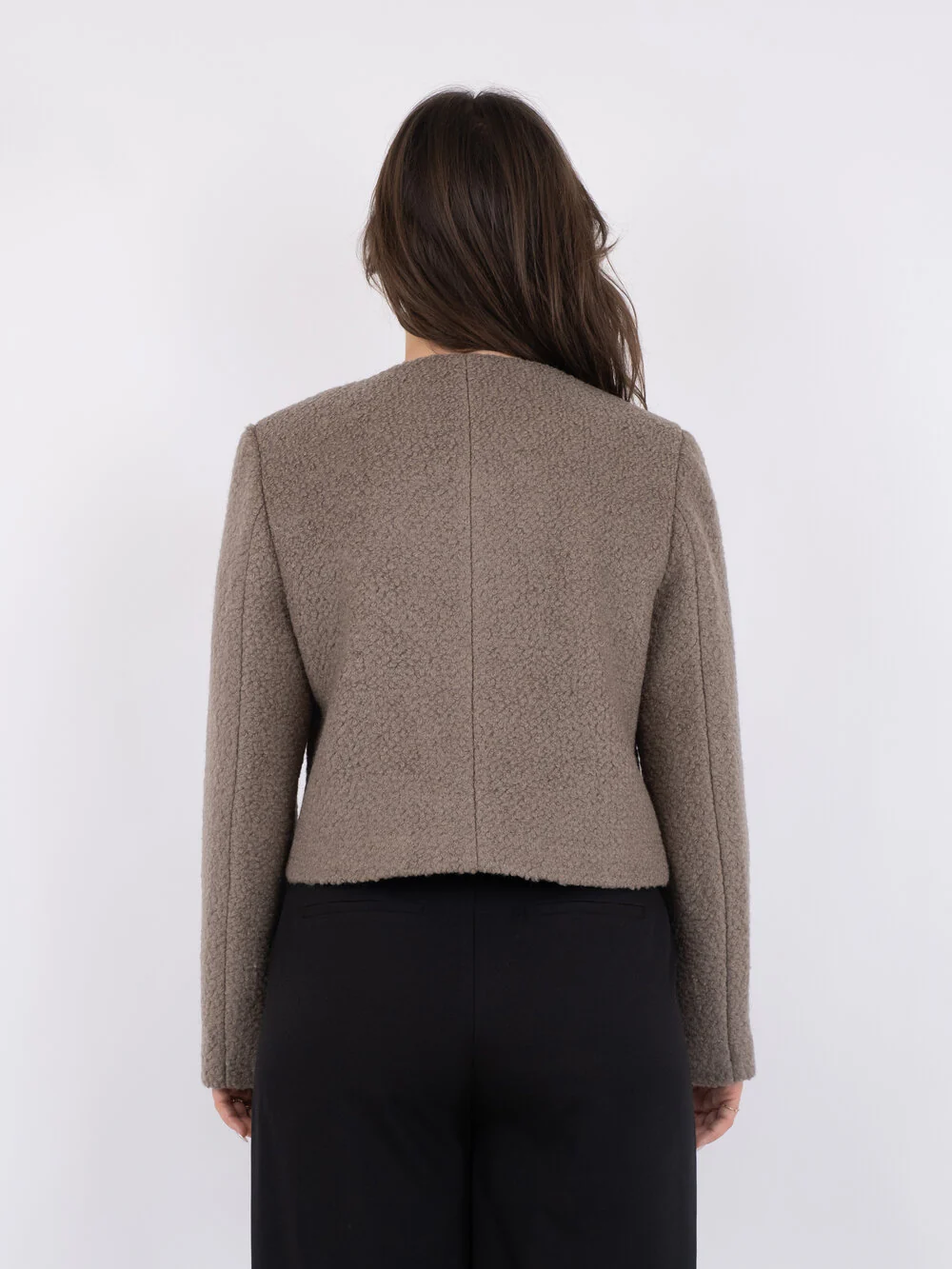 Neo Noir  Holly Structure jakke - Warm Grey