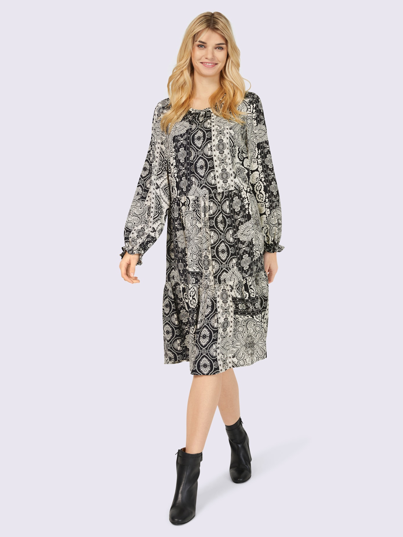 Robe imprimée motif paisley