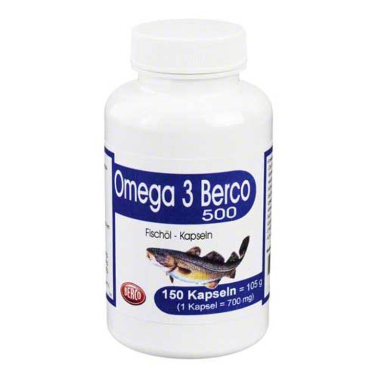 Omega 3 Berco 500 Kapseln, 150 St