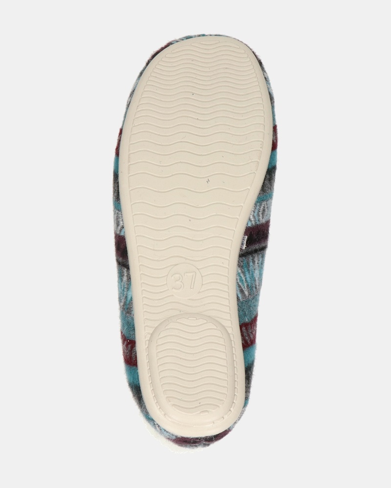 Nelson Home Pantoffels  - blauw
