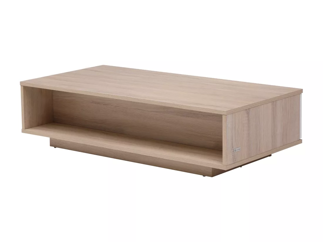 Table basse avec 3 tiroirs et 1 niche - Multicolore - FILUTIA