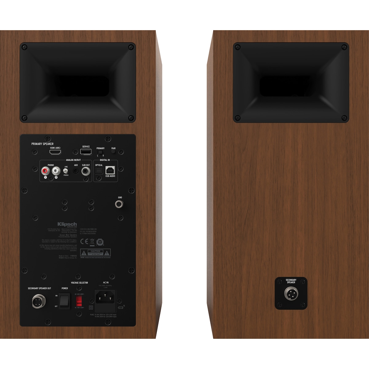 Klipsch The Sevens høyttaler (valnøtt)