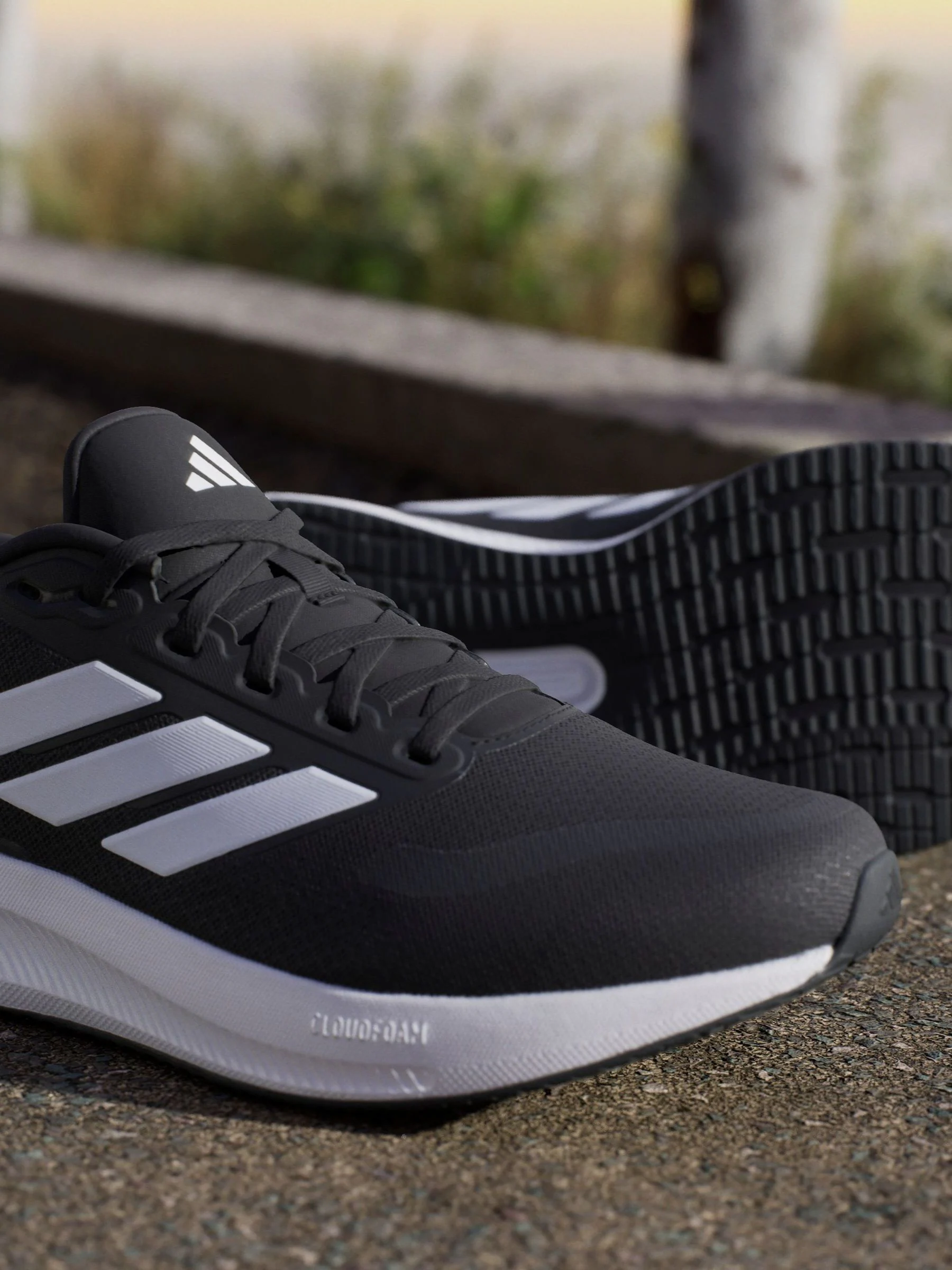 Zwart/wit - adidas Runfalcon 5 Running Trainers
