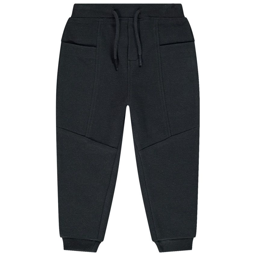 Jogging en molleton fantaisie uni pour bébé garçon - Gris foncé