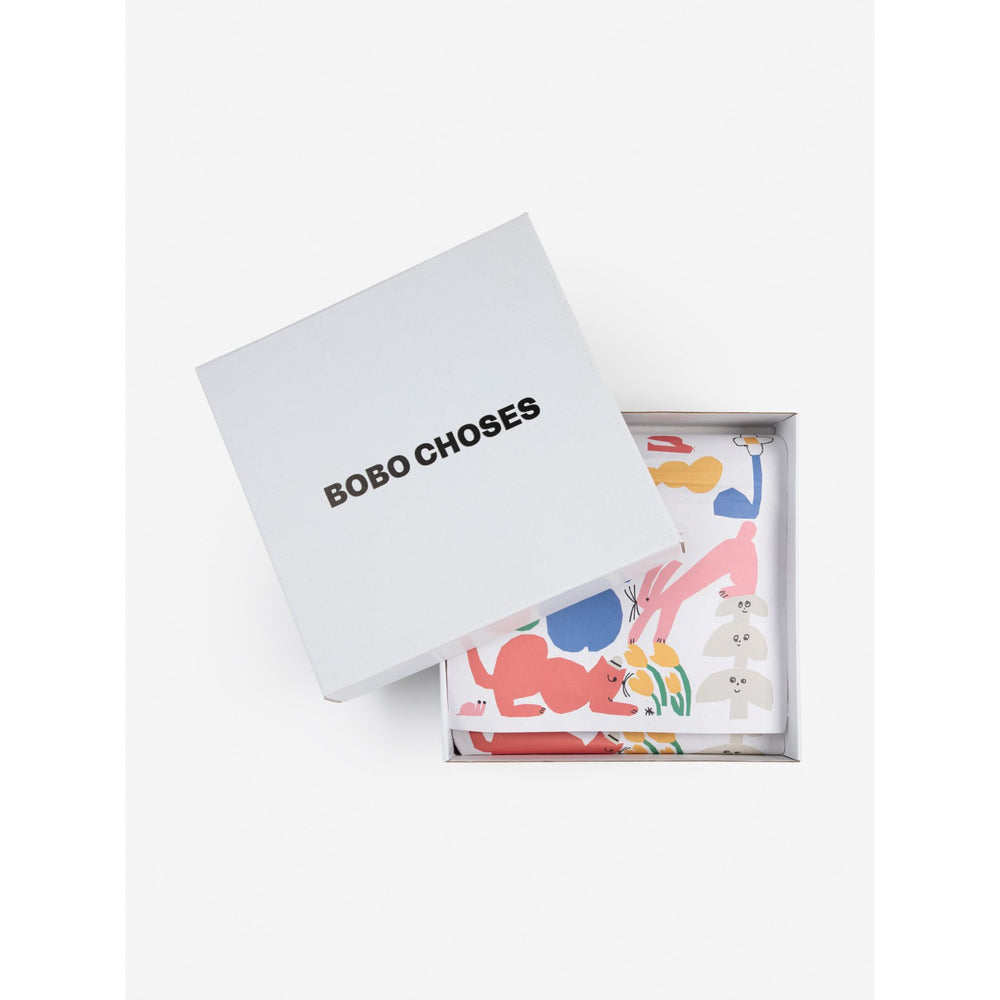 Køb Bobo Choses Beige Flower Strikket Sæt