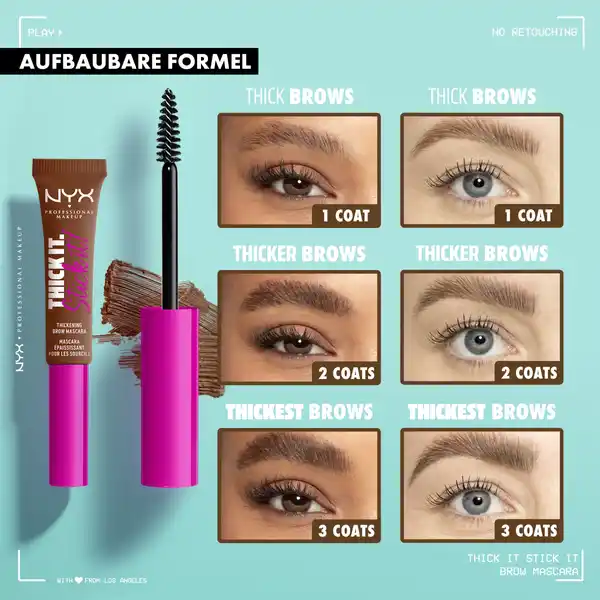 Thick it. Stick it! Brow Mascara 01 Taupe