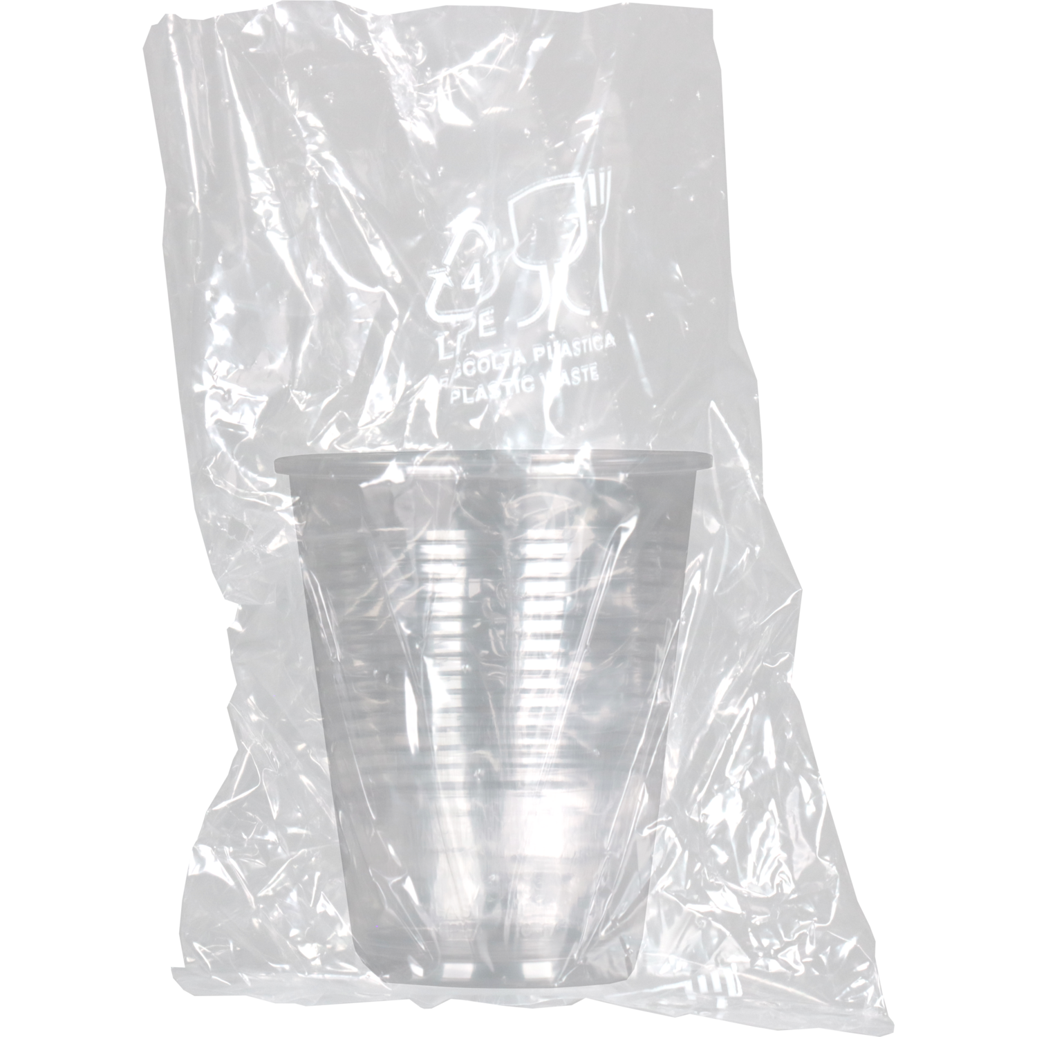Beker, PP, individueel verpakt, 180ml, 7.5oz, transparant