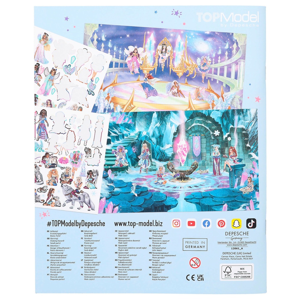 TOPModel Iceworld Stickerbuch