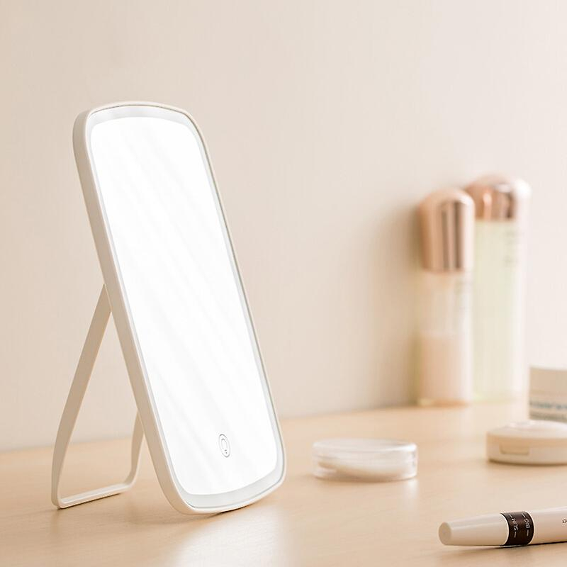 LED Makeup Schminkspiegel Akku Kosmetik Spiegel mit Touch-Sensor - Weiss