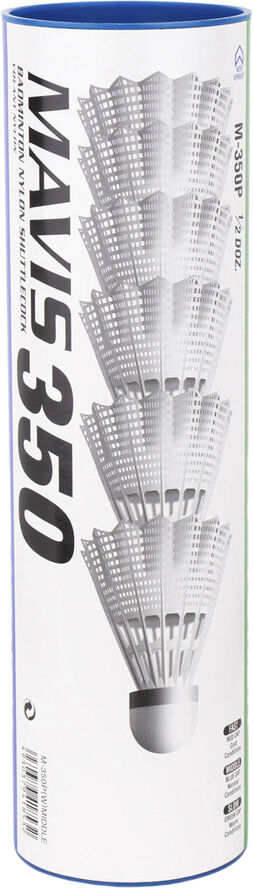 Yonex Mavis 350 fjerbolde, nylon Hvid