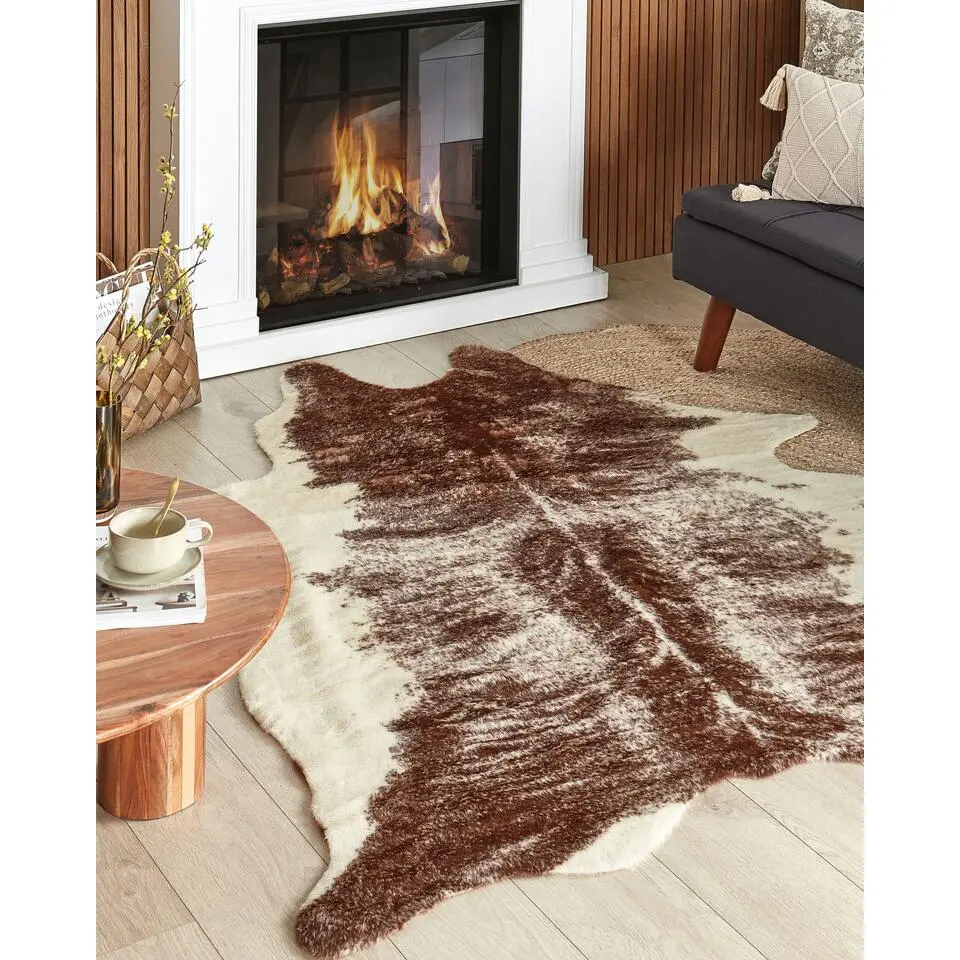 ZEIL - Vloerkleed - Bruin - 150 x 200 cm - Kunstbont