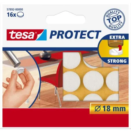 tesa Filzgleiter Protect Durchmesser Ø 18mm weiß