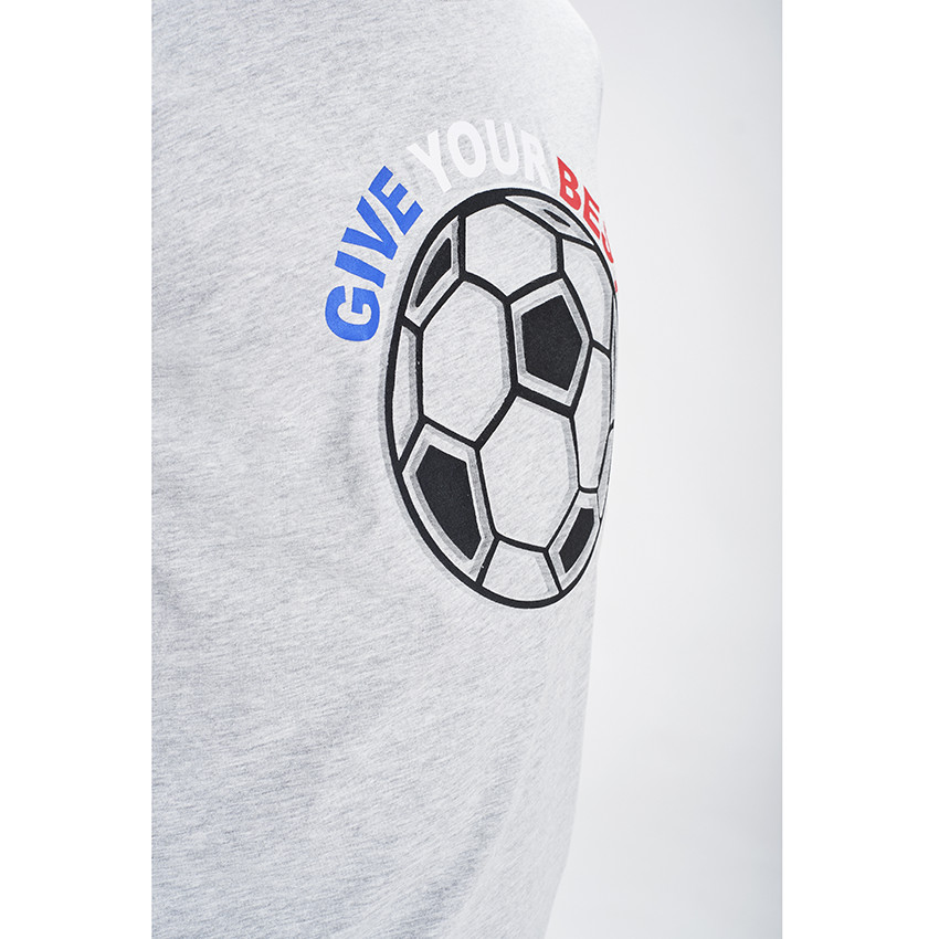 T-shirt homme en jersey print foot