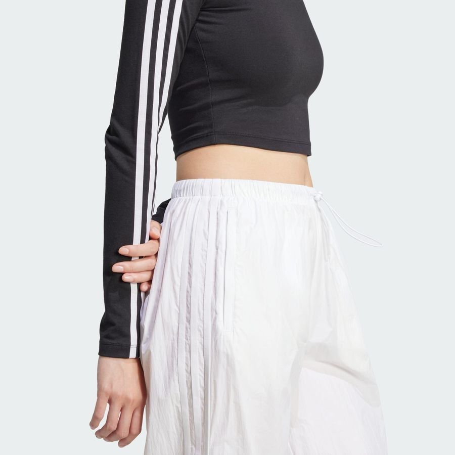 Adidas Original T-shirt court manches longues Adicolor 3 bandes
