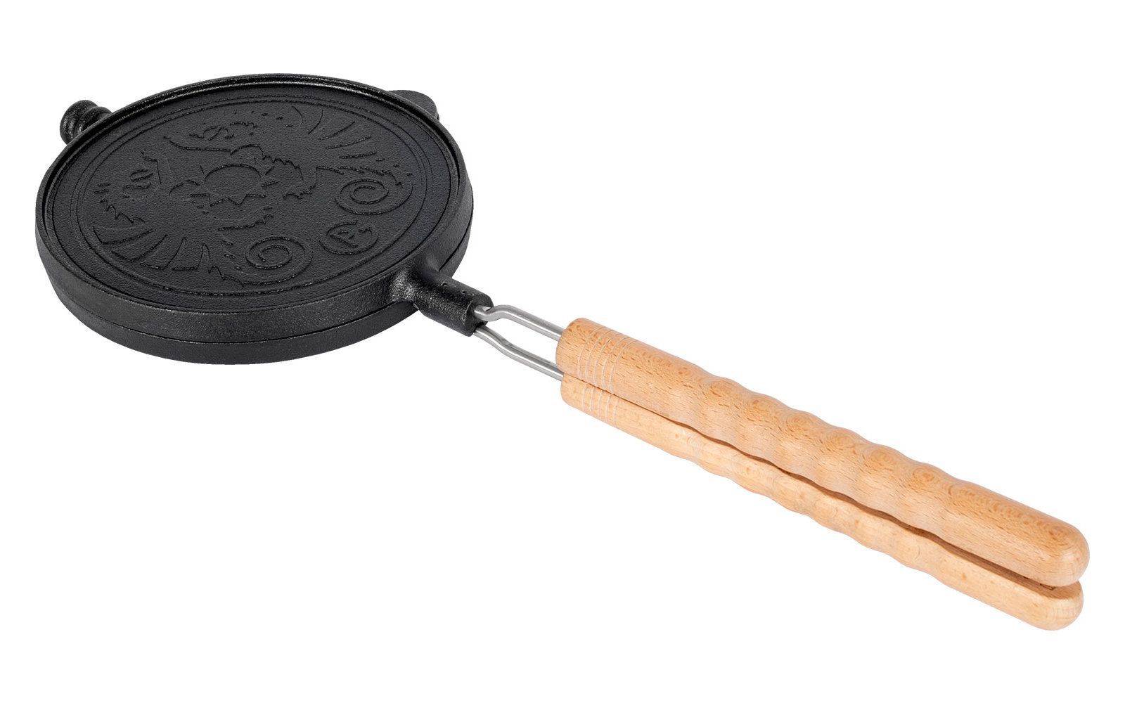 Petromax Gusseisen Wende Waffeleisen inkl. Auflagesstell