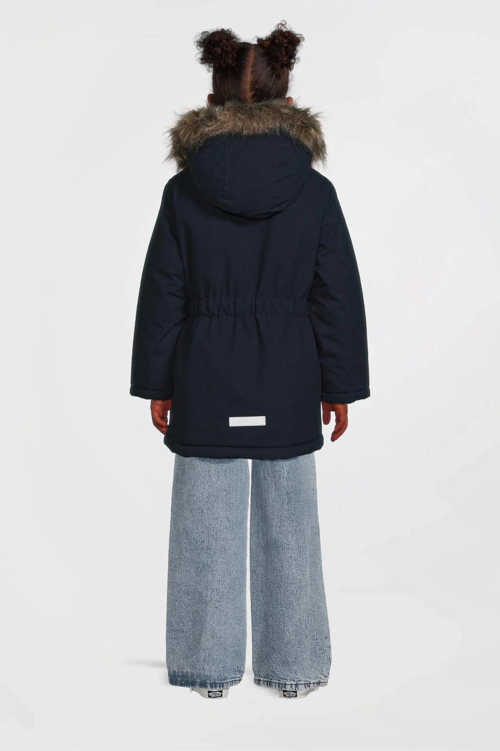 NAME IT gewatteerde winterjas NKFMASTER donkerblauw